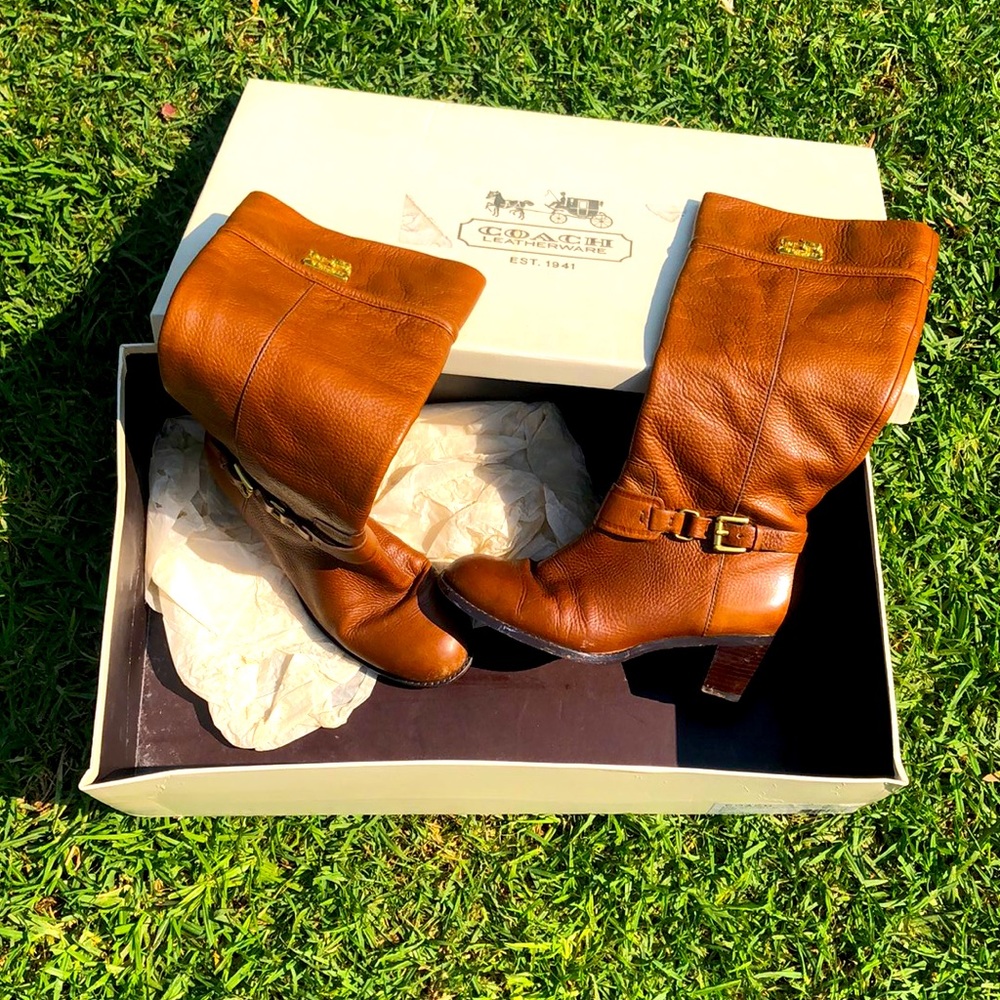 Coach riding boots